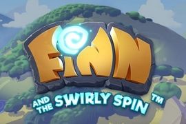 finn and the swirly spin slot logo